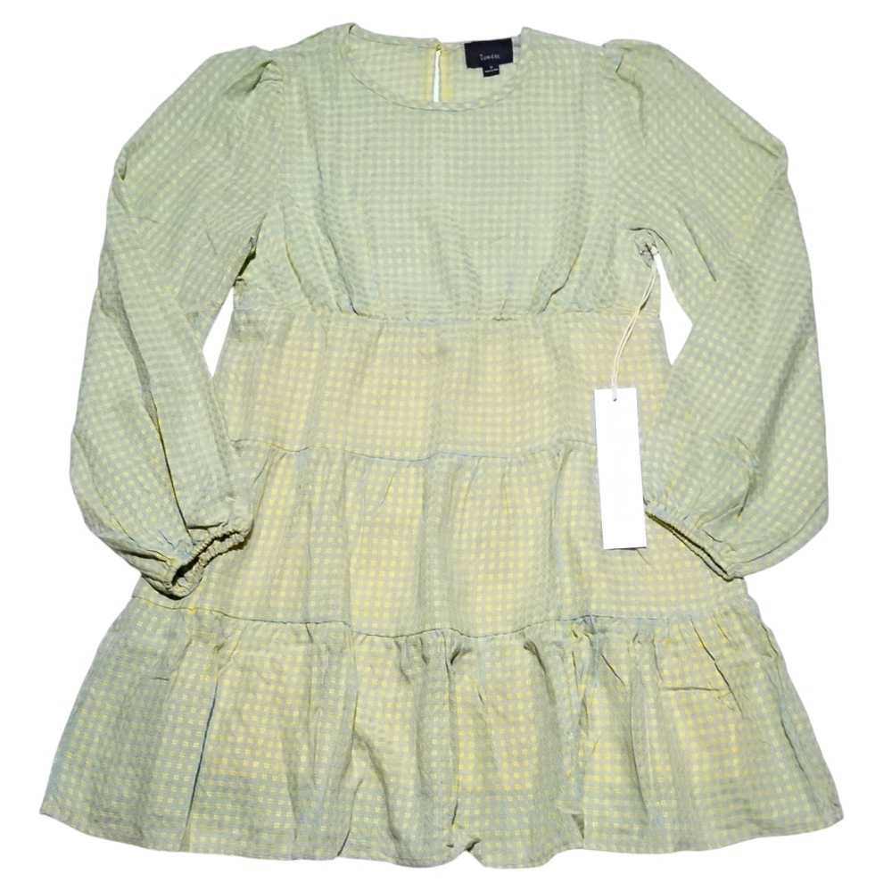 *NEW* WOMEN'S (SIZE M) LUMIERE PUFF SLEEVE MINI DRESS